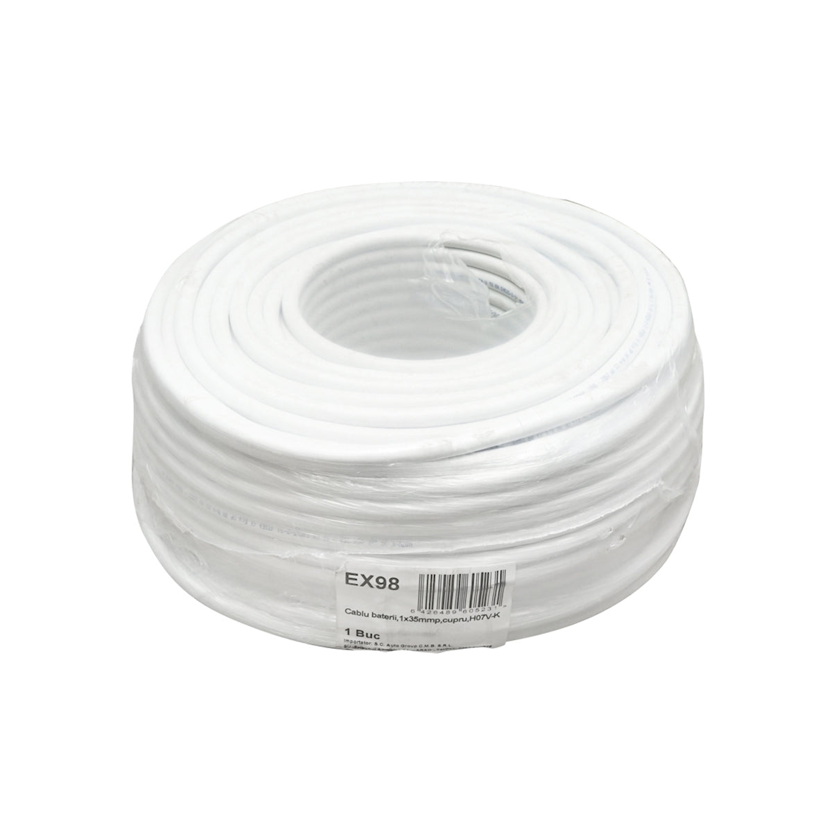 Electric cable 35mm² H07V-K (MYF), 450/750V, flexible copper with PVC insulation 100m/roll