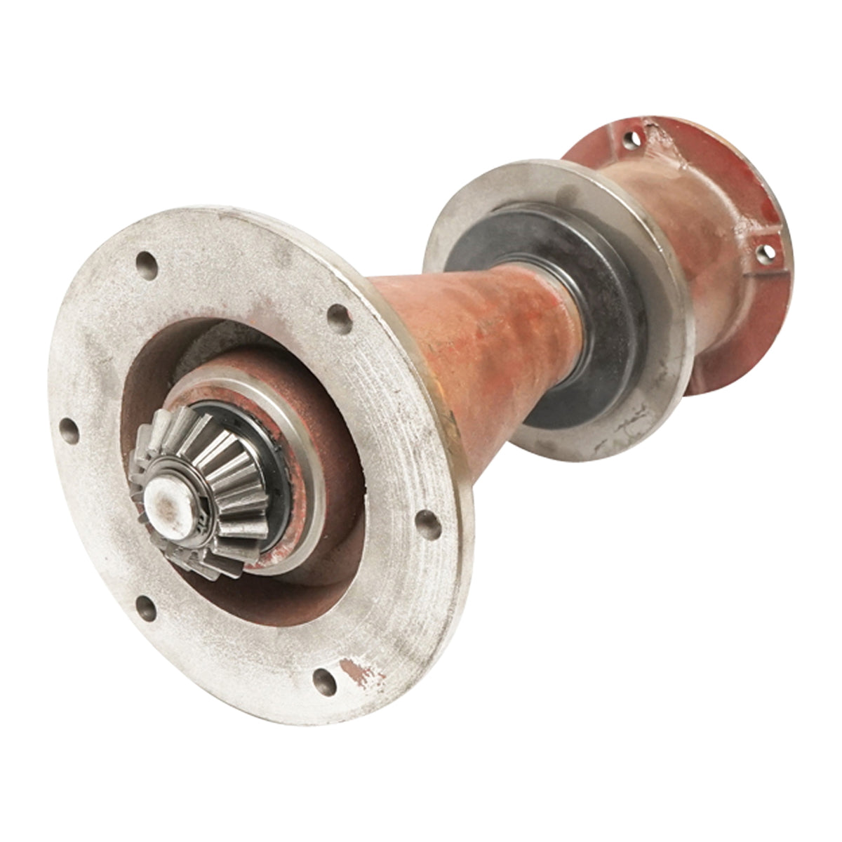 Assembled hub with mower trumpet 1.65