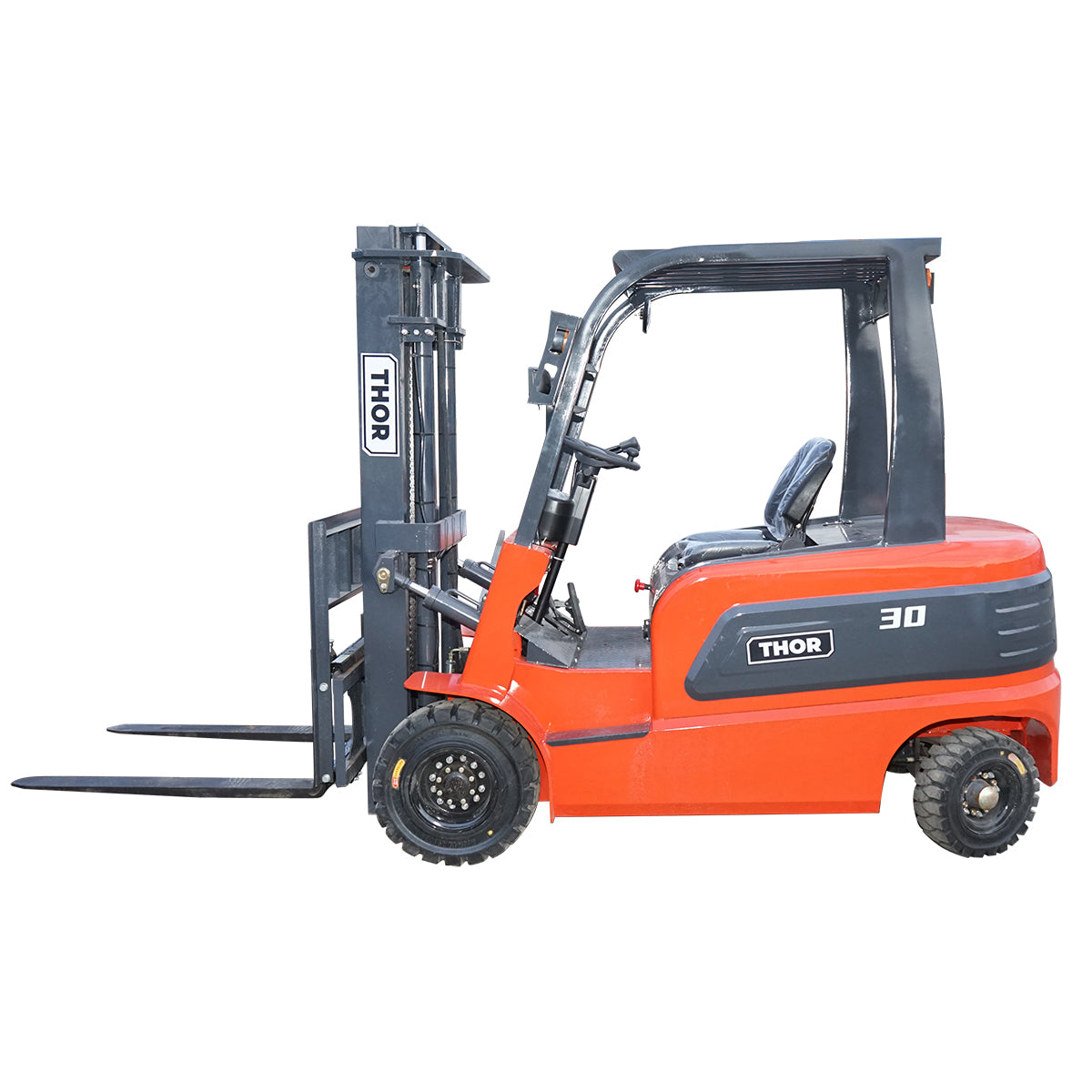 Electric forklift 3T duplex 3M, with 72V/200Ah battery with lateral translation THOR