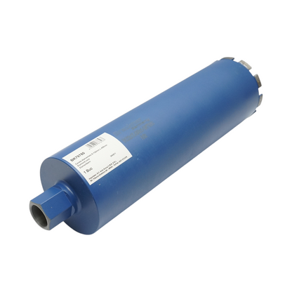 Diamond core drill 122x450mm with 1-1/4 UNC internal thread, wet drilling for concrete, brick Breckner Germany