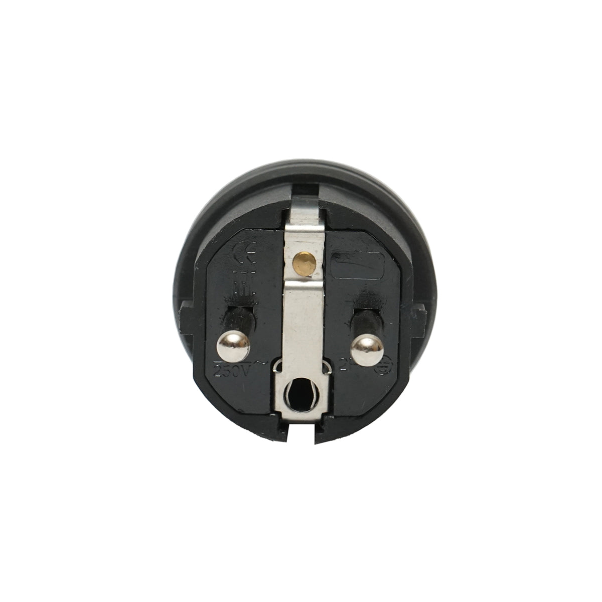 Schuko plug rubber 250V, 16A with handle and grounding IP44 Breckner Germany