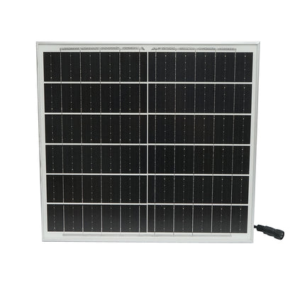 25W Monocrystalline solar panel LED lamp with motion sensor and remote control Breckner Germany
