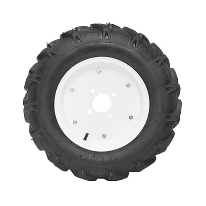 Complete wheel 500/12 R1 6PR with white rim