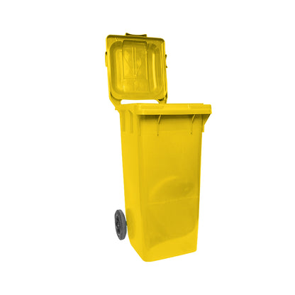 120L yellow trash bin Breckner Germany