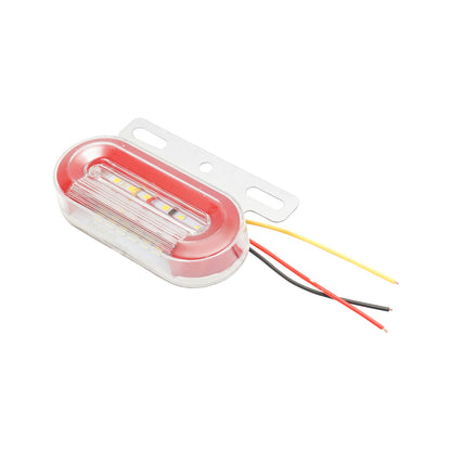 Red-white side marker lamp with 6 LEDs 24V Breckner Germany