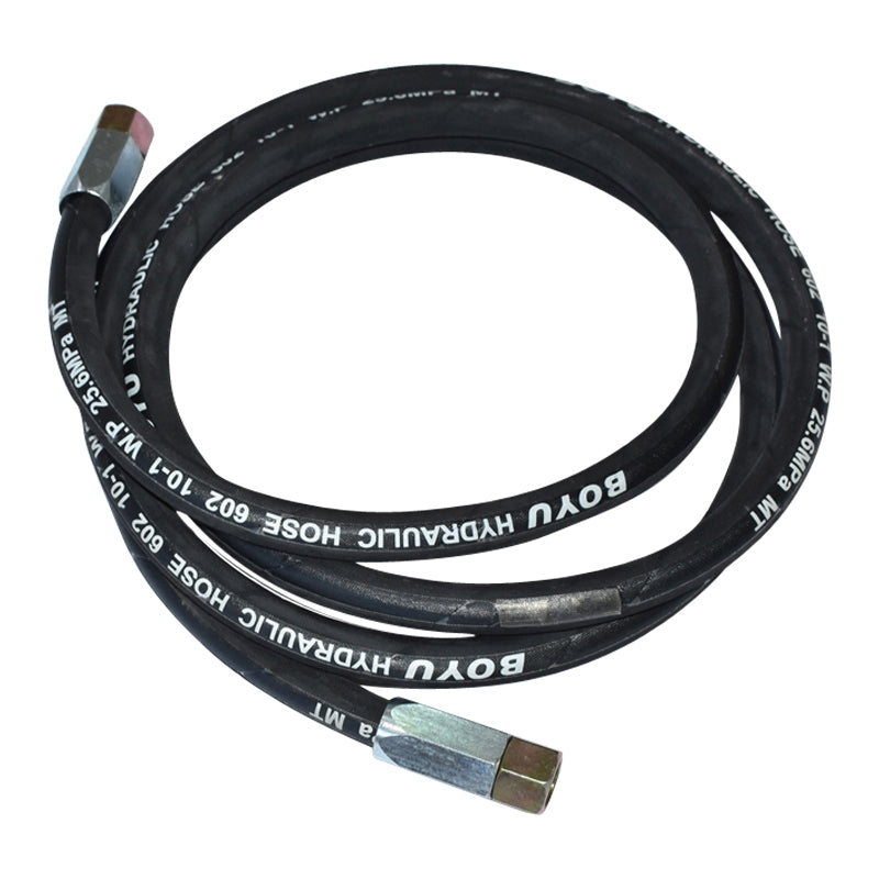 Certified pressure hose with threaded ends L = 2700 mm (Reduction M20X20) DN10
