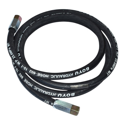 Certified pressure hose with threaded ends L = 2700 mm (Reduction M20X20) DN10