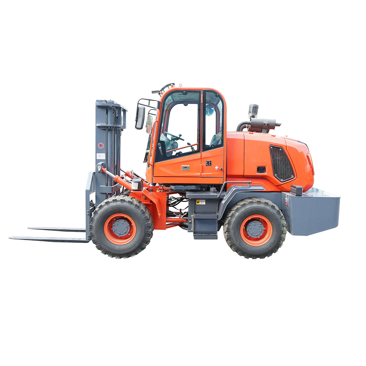 3.5T diesel forklift for rough terrain, 3M, 40KW, off road with 20.5/70-16 wheels