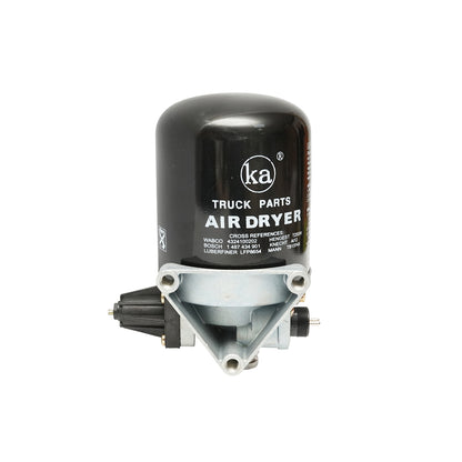 Air dryer with filter for compressor system OEM code 4324101110, 4324100202, 1487434901, LFP8654, T250W, AI12, TB1374X Breckner Germany