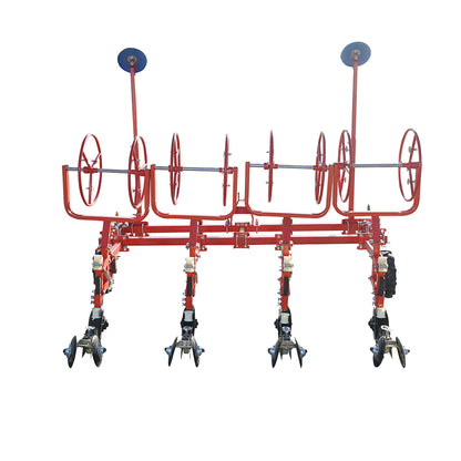 Equipment for tractor to extend drip tape 4 rows