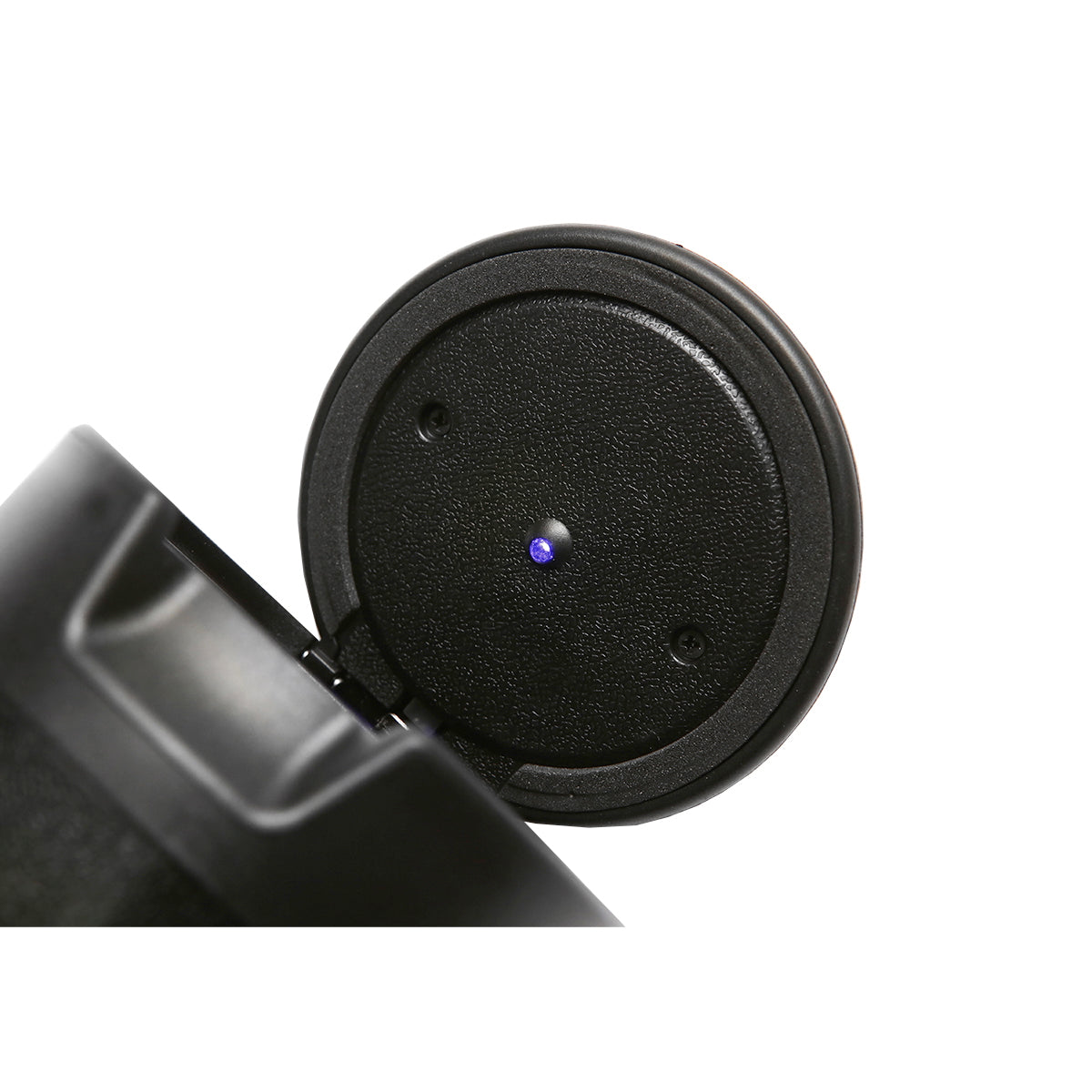 Universal black car ashtray with blue LED light
