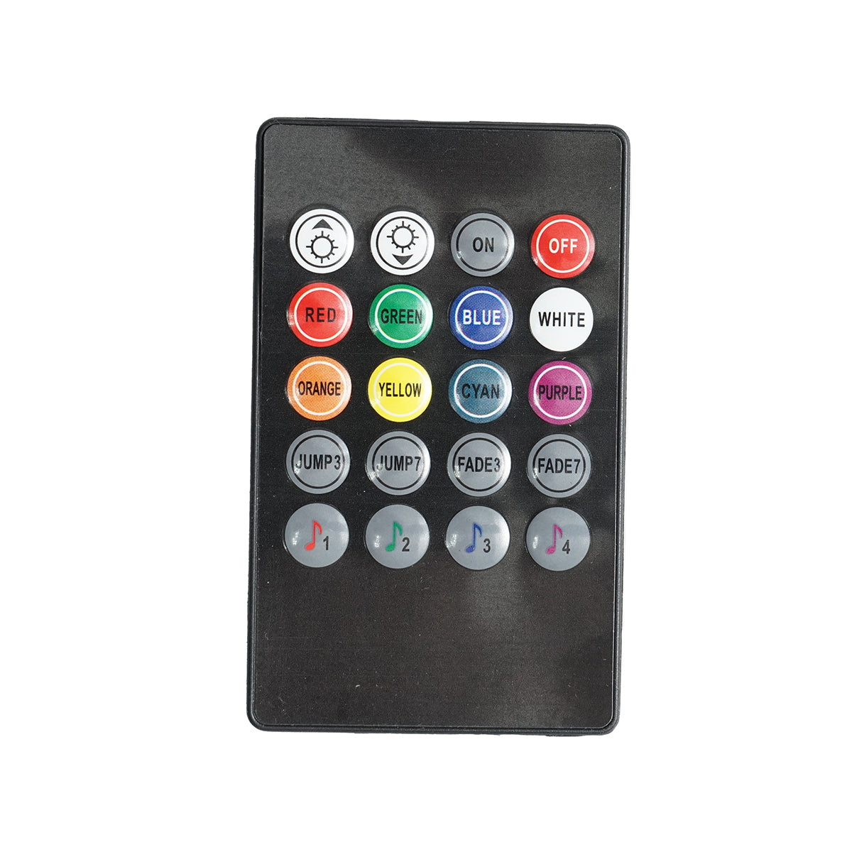 12V LED ambient light strip for cars, 9W with remote control, music control 4x26.7cm RGB Breckner Germany