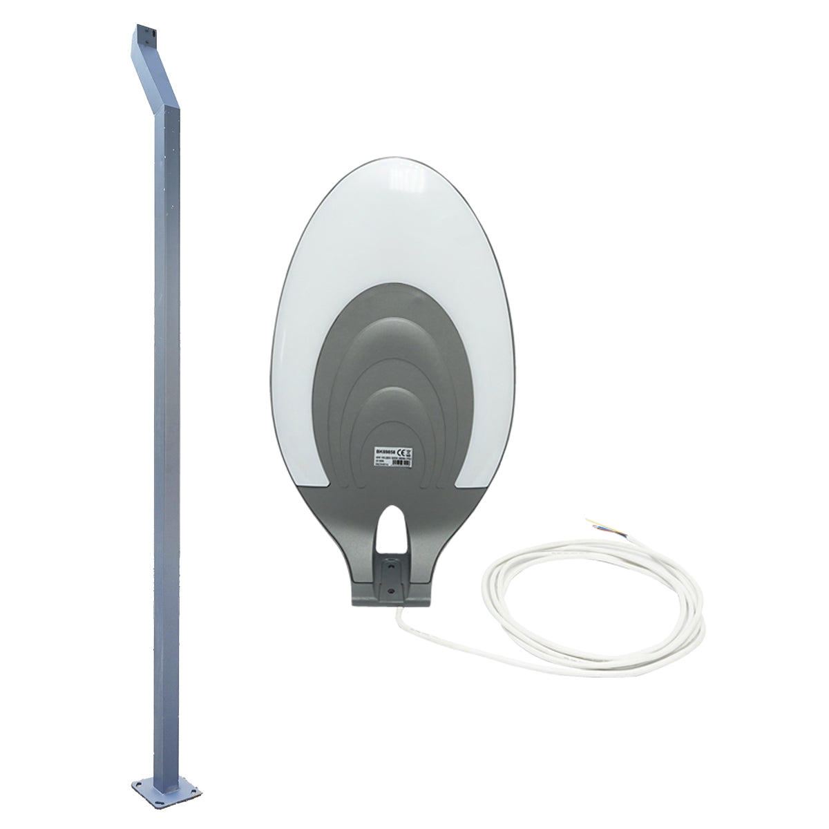 LED street light 40W, 220V, IP65, 5000K, pole height 3.5m Breckner Germany
