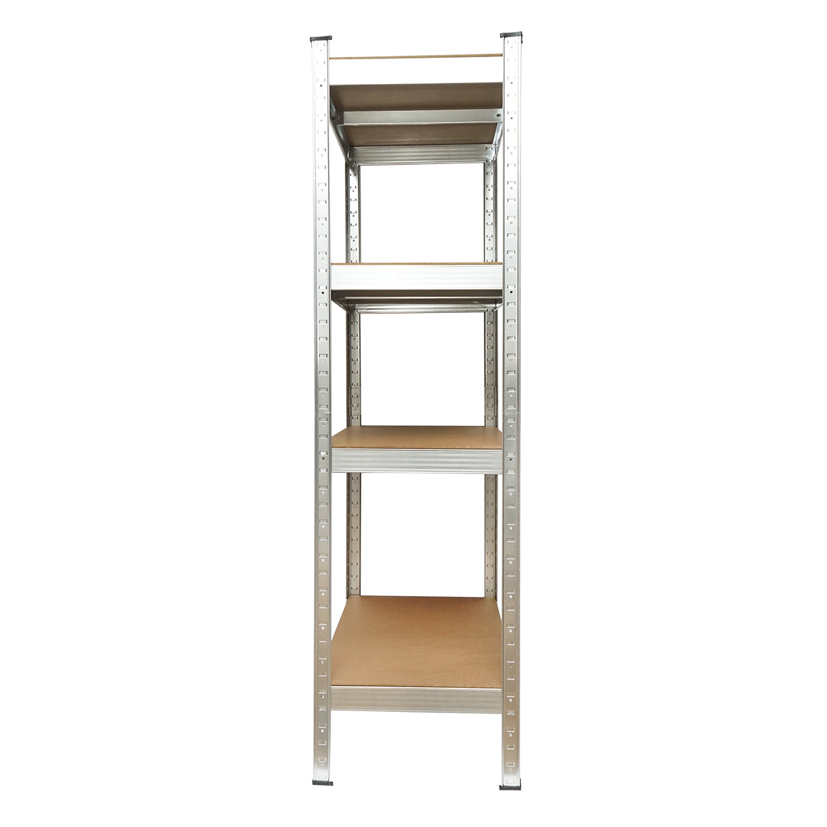 Metal shelf with 4 MDF shelves, 144x60x30cm, 50kg/shelf, assembly without screws Breckner Germany