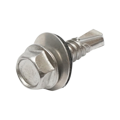 Screw 4.8x25mm DIN7504K self-tapping with EPDM gasket for mini rail photovoltaic solar panels Breckner Germany