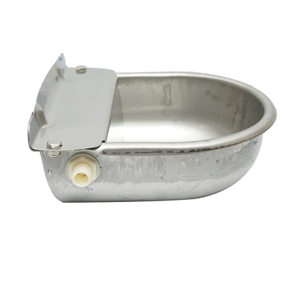 Stainless steel waterer 2L with float, constant level 270x250x230mm Breckner Germany