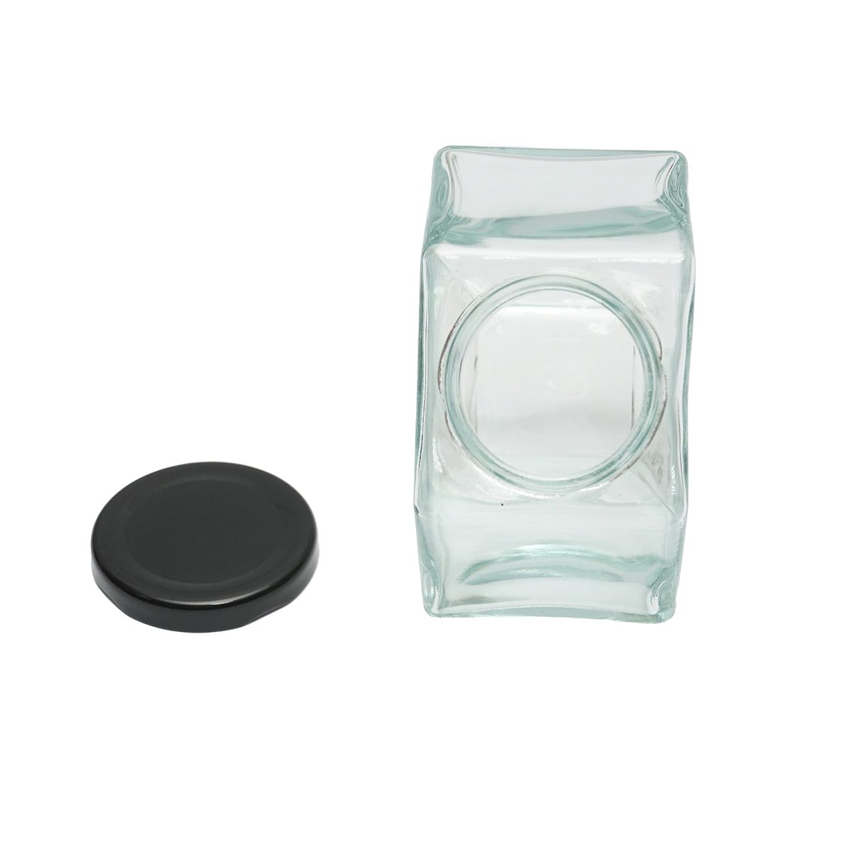 Glass jar with lid for honey 500ml