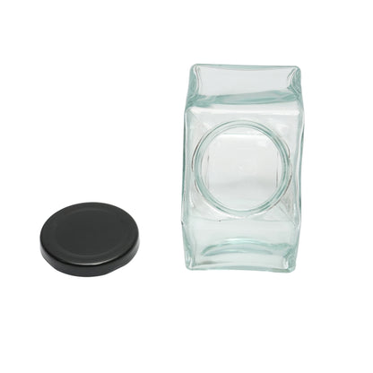 Glass jar with lid for honey 500ml