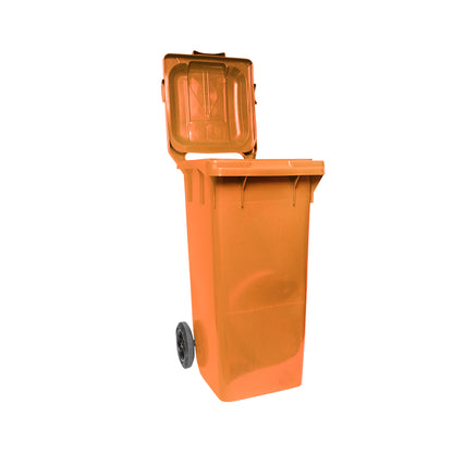120L orange trash bin Breckner Germany
