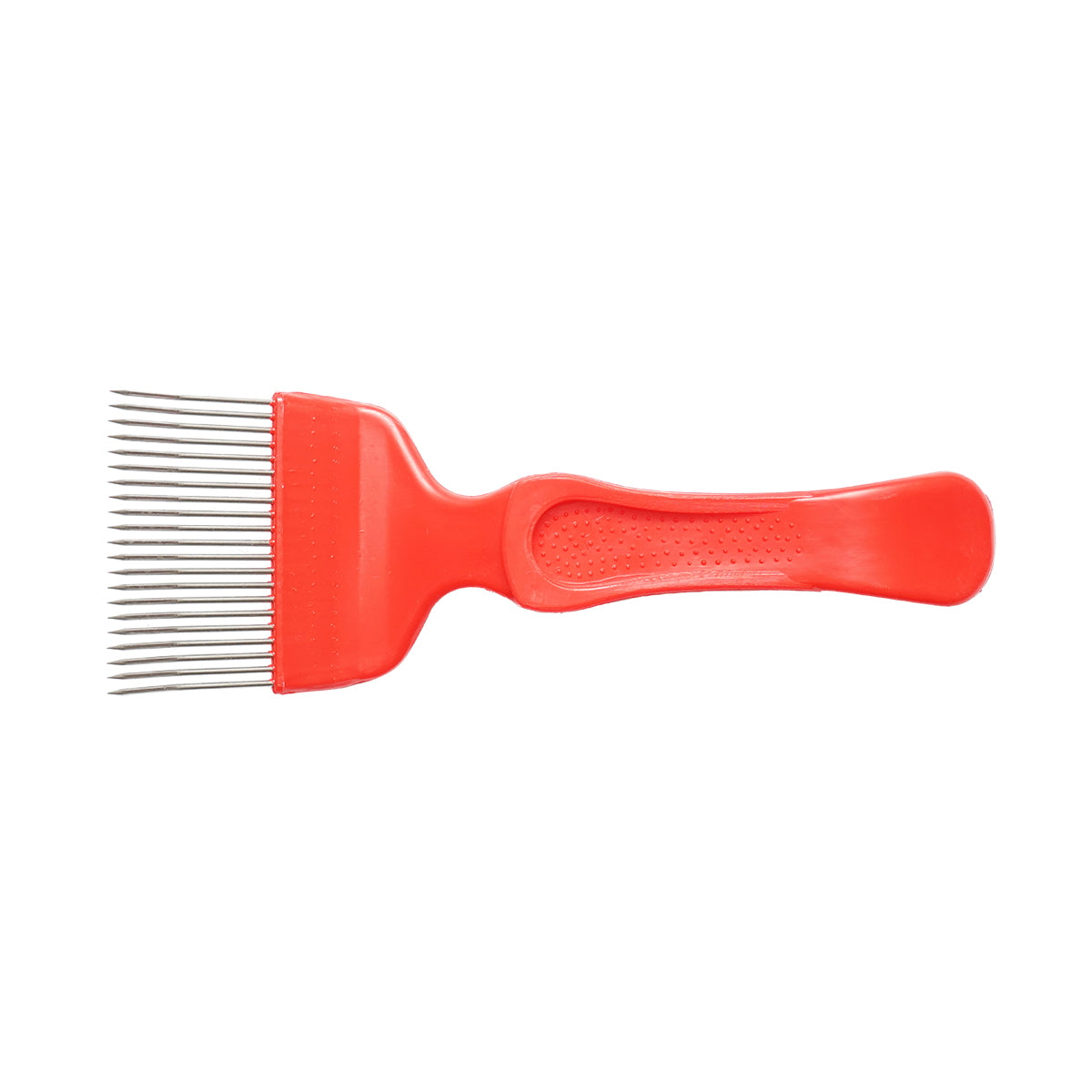 Stainless steel fork with a plastic handle 205mm