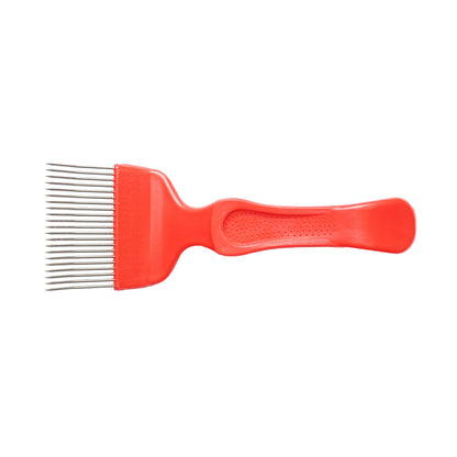 Stainless steel fork with a plastic handle 205mm