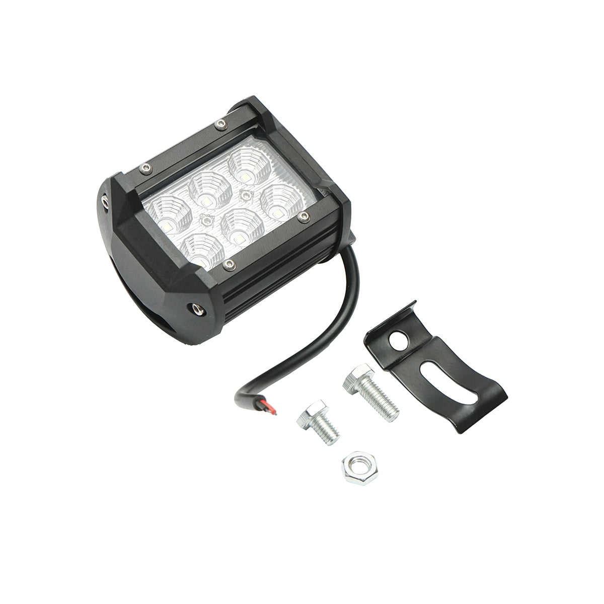 Lamp with 6 LEDs 10-30V 18W radiation angle 60 degrees flood type Breckner Germany