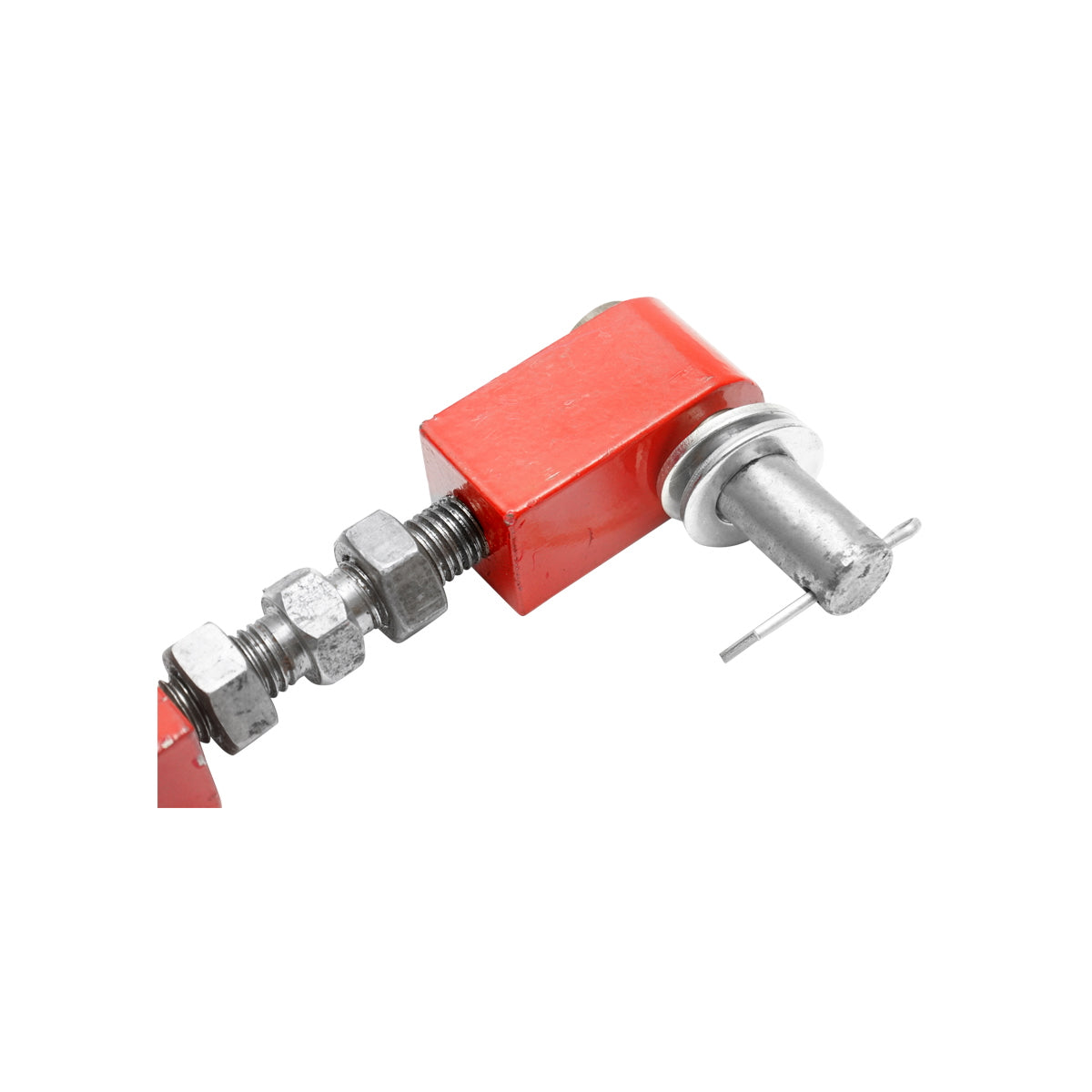 Adjustment screw for brake of forest tractor winch