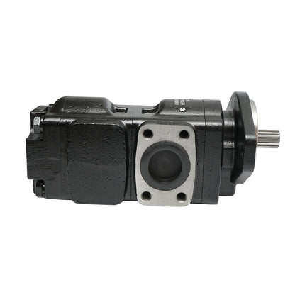 Triple hydraulic pump with valve 37/33CC for loader, Manitou JCB OEM code 332/F9031, 20/925581, 333/G5391, 7049532007