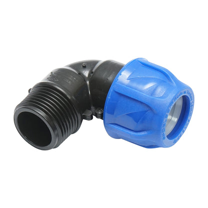 Compression fitting with external thread D25mmx1 toll, PN16 for irrigation systems
