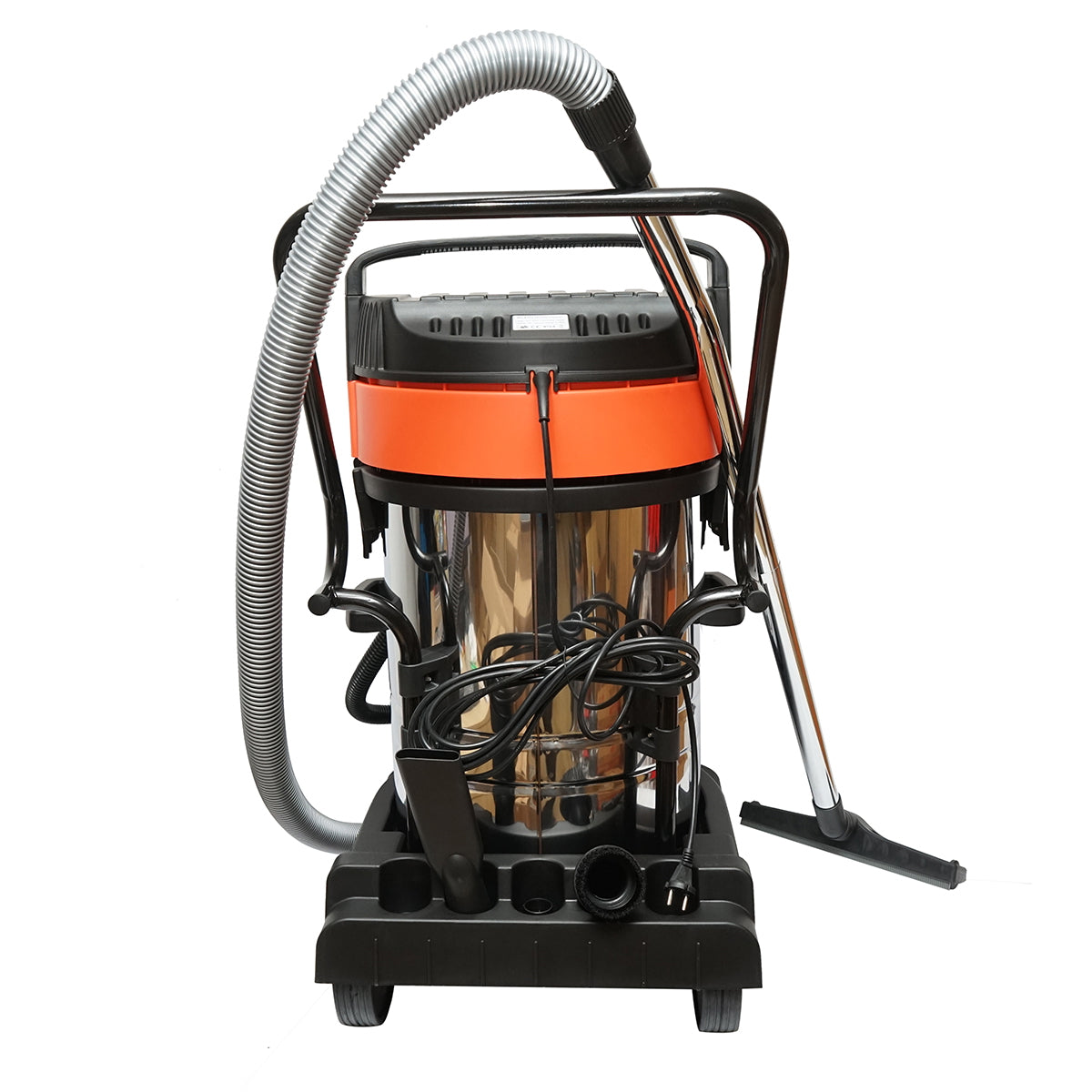 Professional industrial dry/wet vacuum cleaner 3000W, 220V, volume 70L stainless steel body Breckner Germany