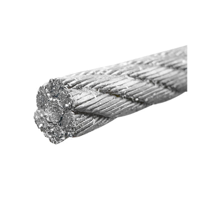 Steel winch cable 6x25 diameter 11mm with metal core 500m/roll weight 0.7kg/1m
