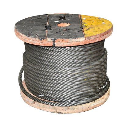 Steel winch cable 6x37 Ø 13mm with metal core 60m/roll