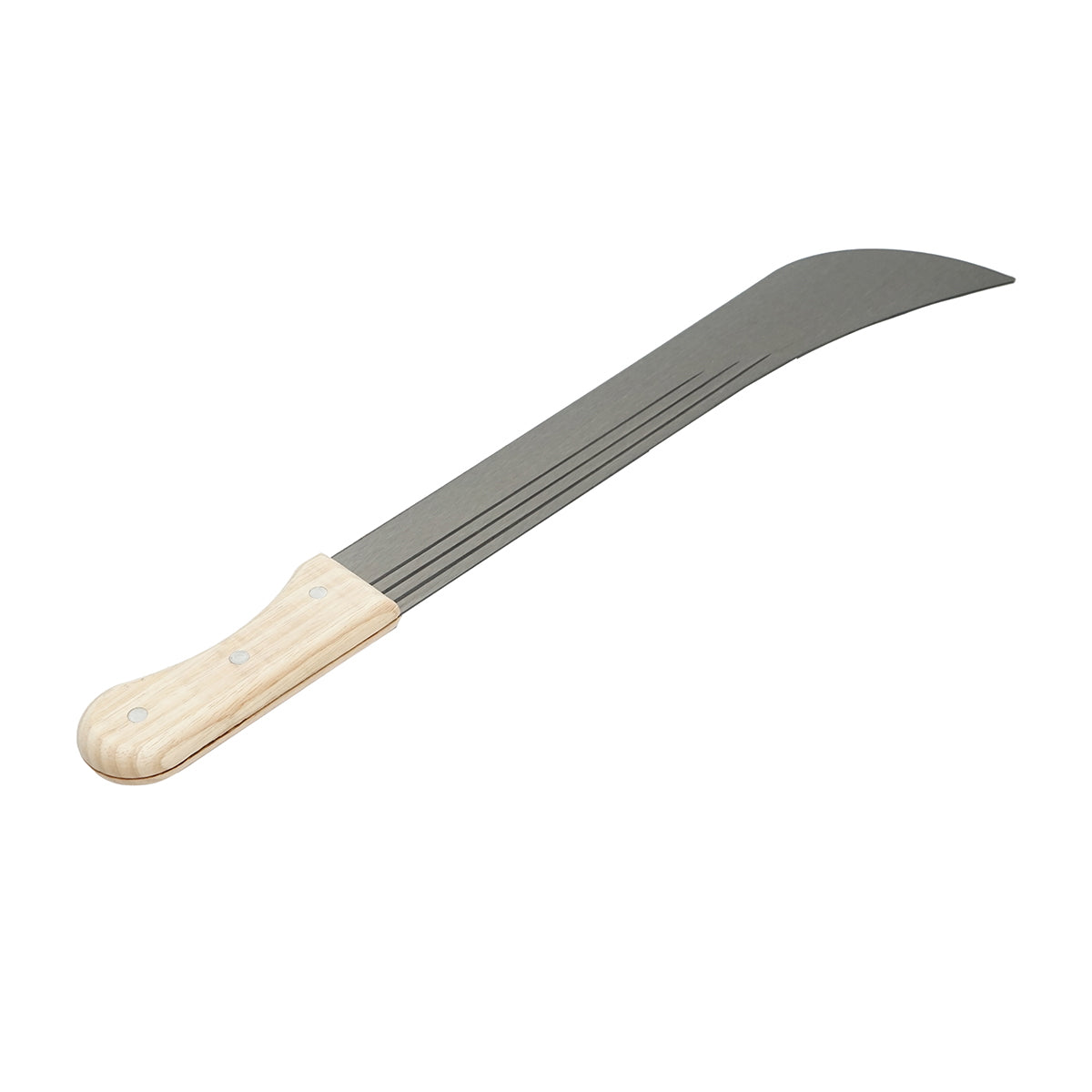 610mm steel machete with wooden handle