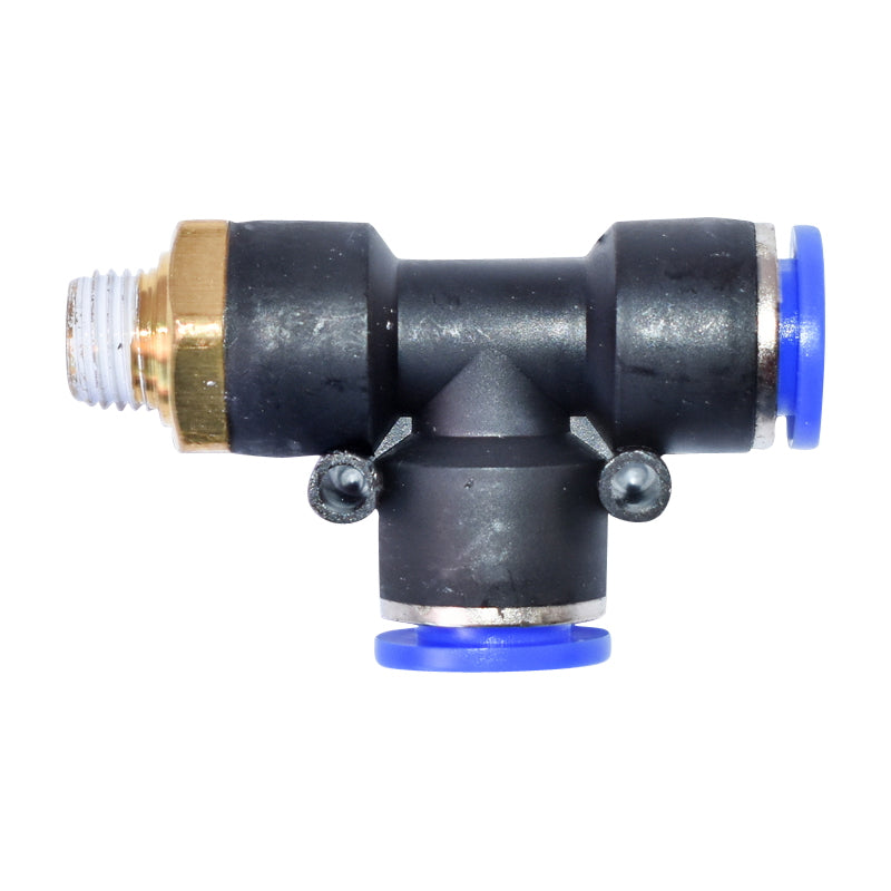 Quick T plastic connector and metal screw fi 12x12 with 1/4