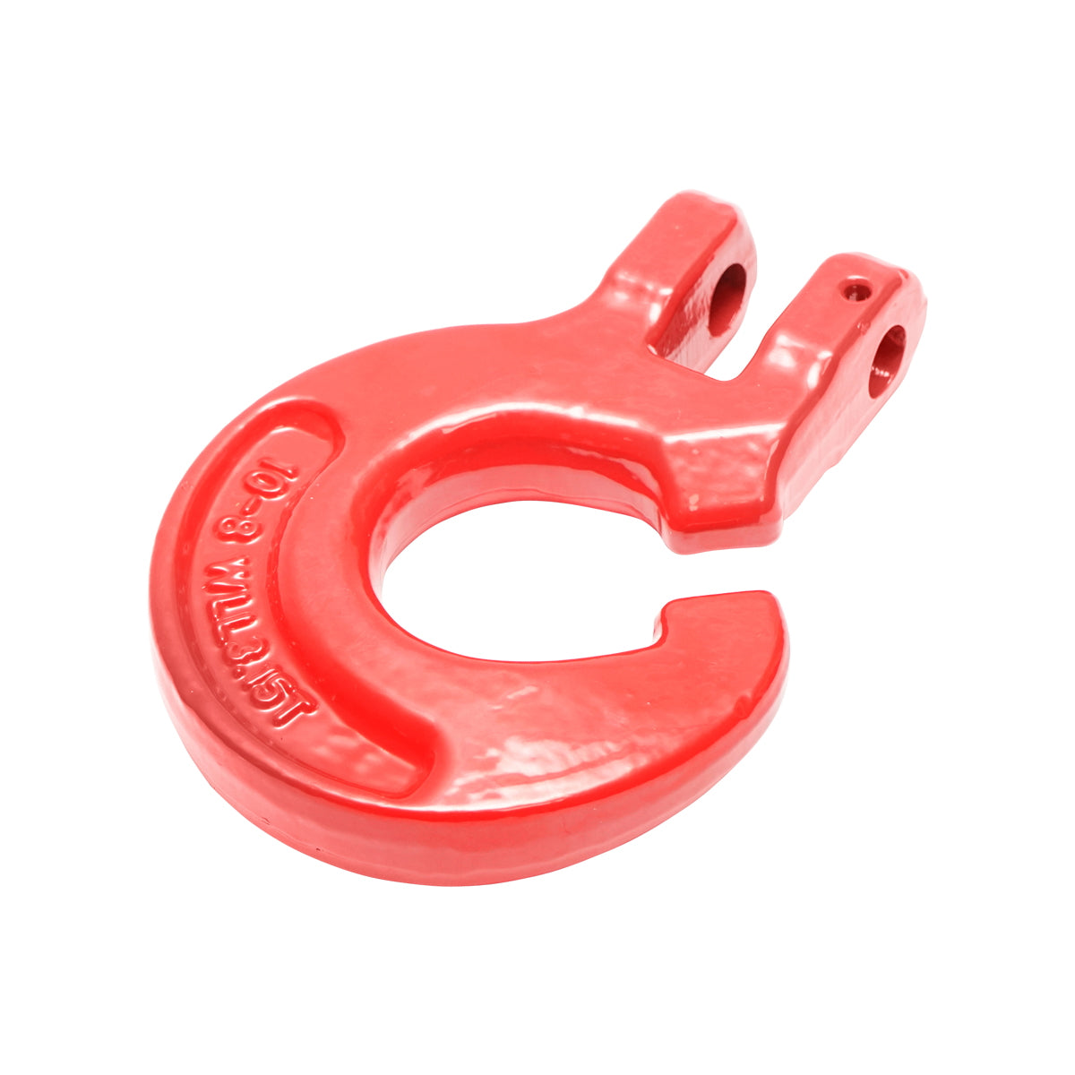 Hook with a bend for a chain link 10mm, maximum load supported 6.3T
