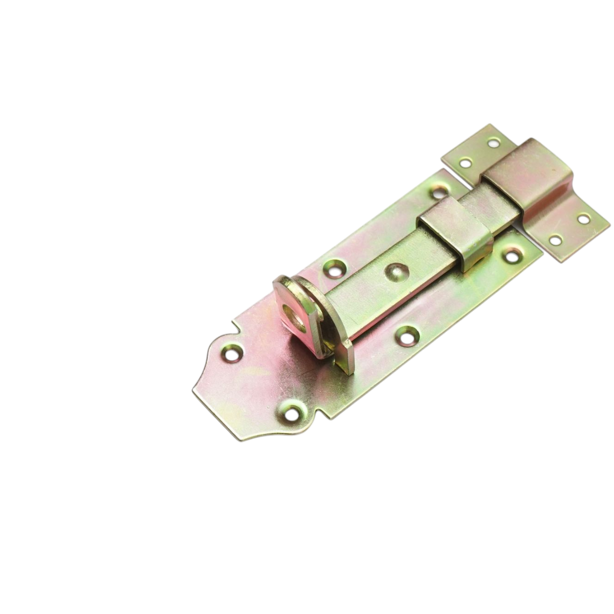 Flat latch 120mm with padlock blocking