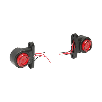 Side marker lights with LED 12-24V, red-white FR0102 Breckner Germany