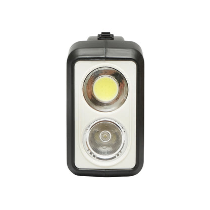 Portable LED lighting kit with 3 bulbs/projector, solar panel and 6V, 4.5Ah battery for fishing camping GD-7COB