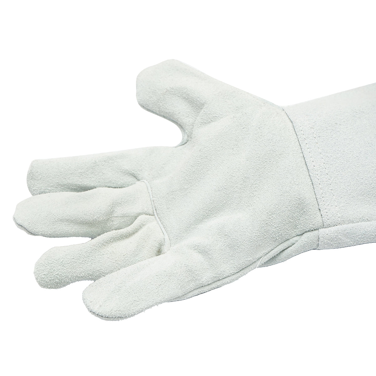 Welding gloves made of bovine leather, protective cuff 15cm, length 35cm size 10 Breckner Germany