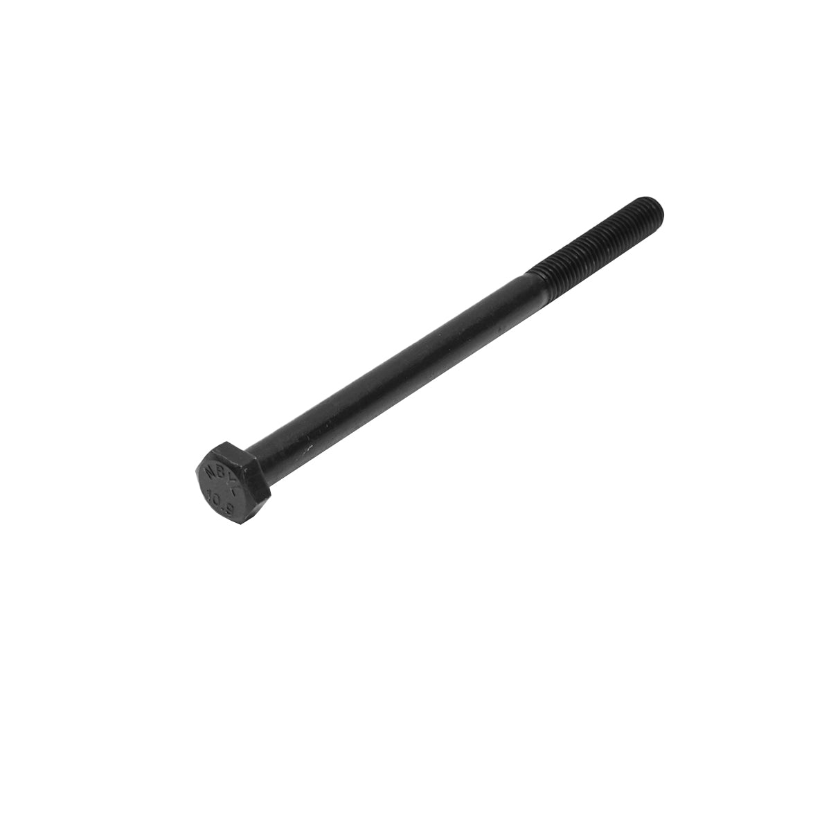 Black screw with hexagonal head DIN 933 M10x150 G10.9 50 pieces/bag