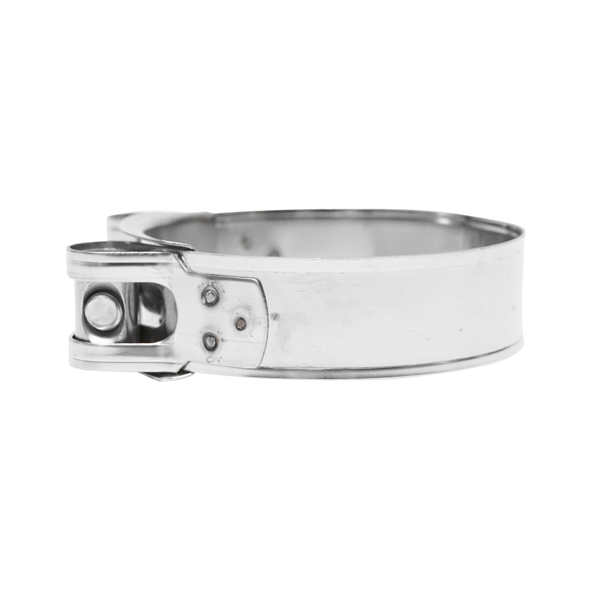 Power collar, stainless steel clamp with screw 304SS for hoses 74-79mm Breckner Germany