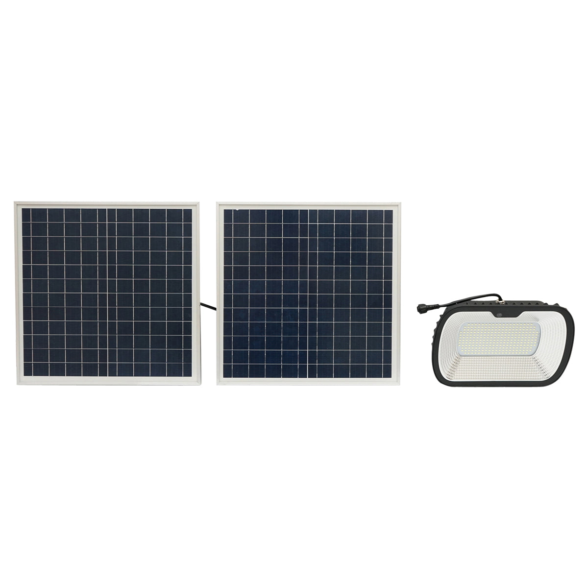 LED lamp 240x0.5W with 35W solar panel and 7.4V/15Ah battery Breckner Germany