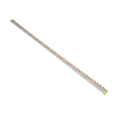 Comb, three-phase busbar 1m, 4P, 63A for supplying automatic fuses