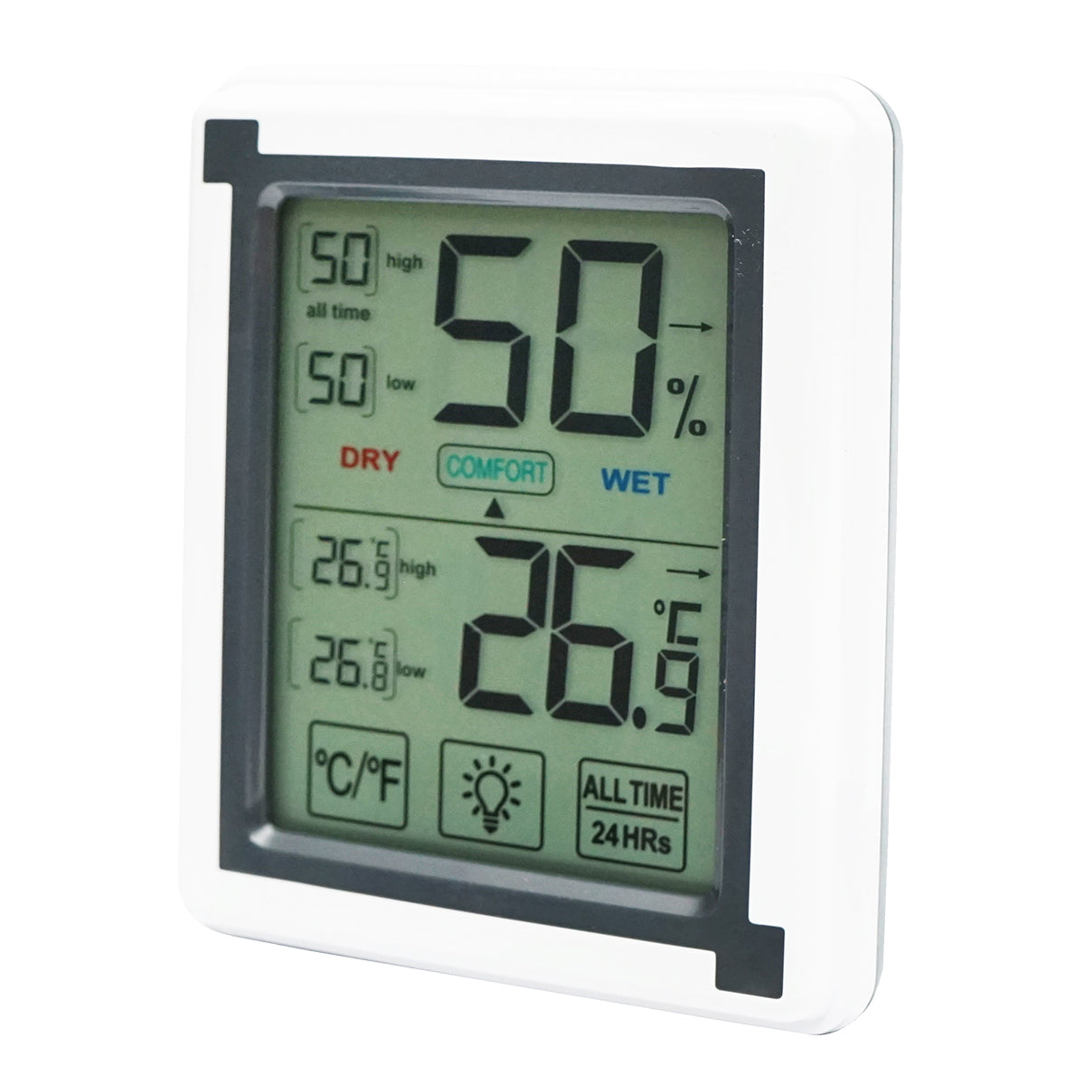 Digital thermometer and hygrometer
