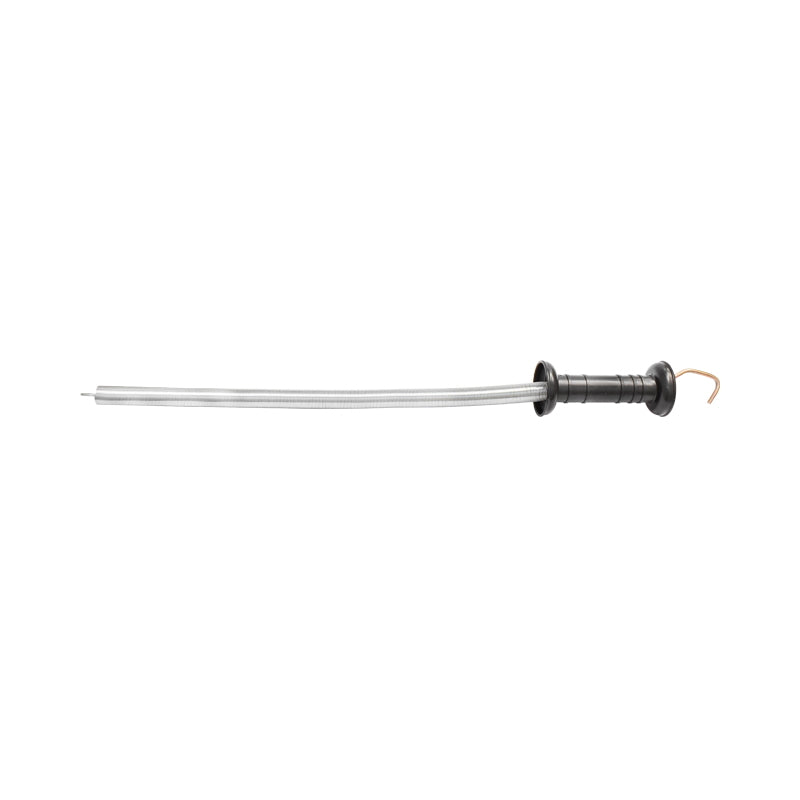 Black gate handle with hook and 3m electric fence arc Breckner Germany