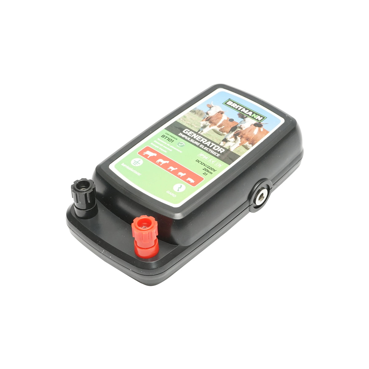 2 Joule impulse generator for electric fence 20Km, 12V/220V BRITMANN