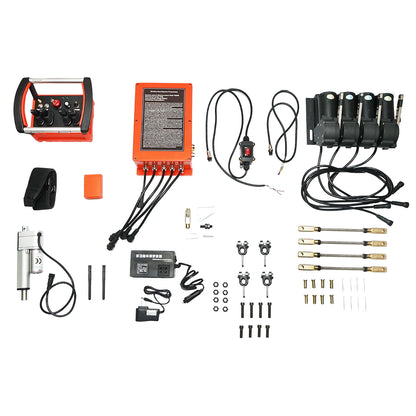 Wireless industrial remote control with 4 commands DC 24V, IP65, 1000m Breckner Germany
