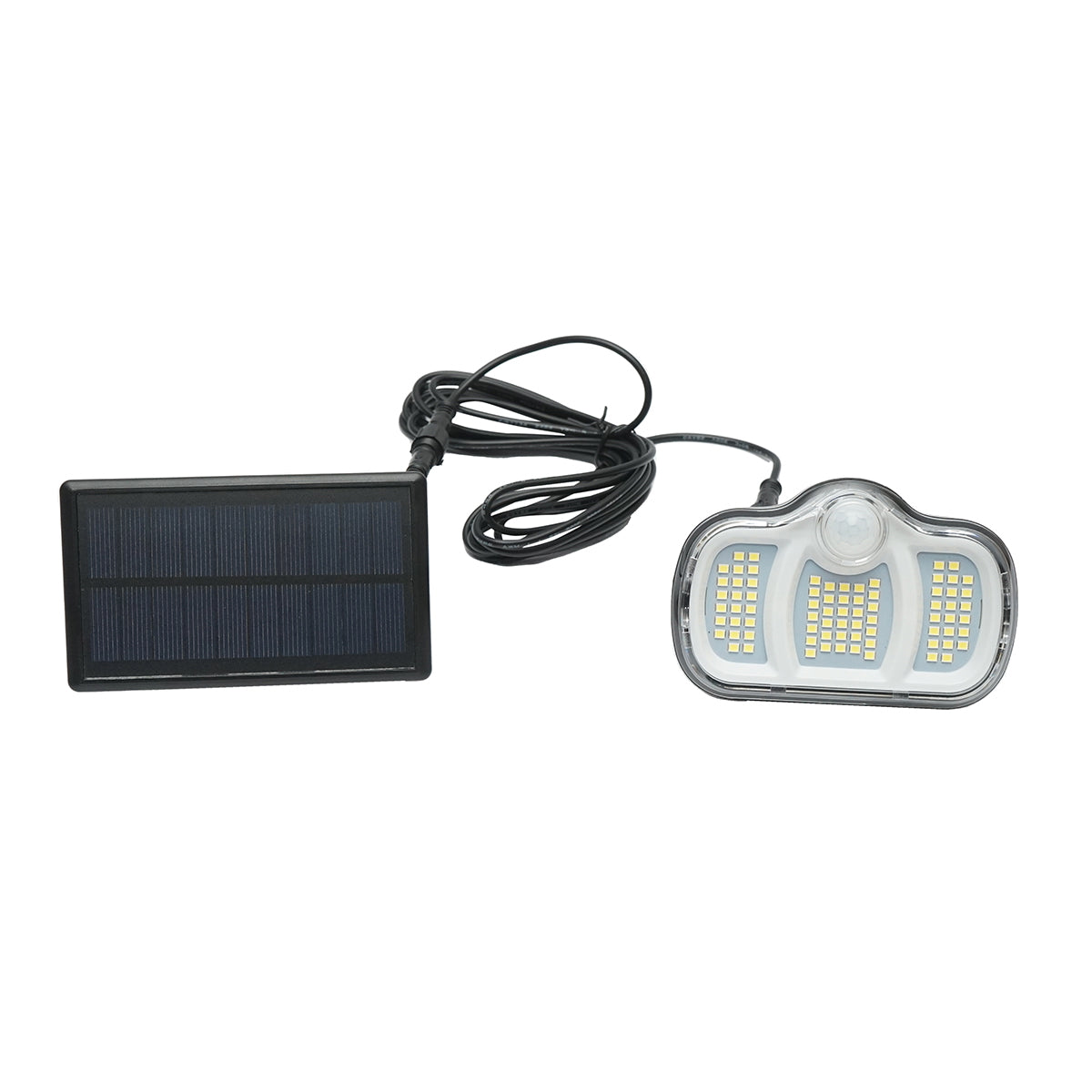 LED solar lamp with 0.8W wall panel, 3.7V battery, 1200mAh and motion sensor Breckner Germany