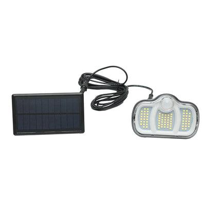 LED solar lamp with 0.8W wall panel, 3.7V battery, 1200mAh and motion sensor Breckner Germany