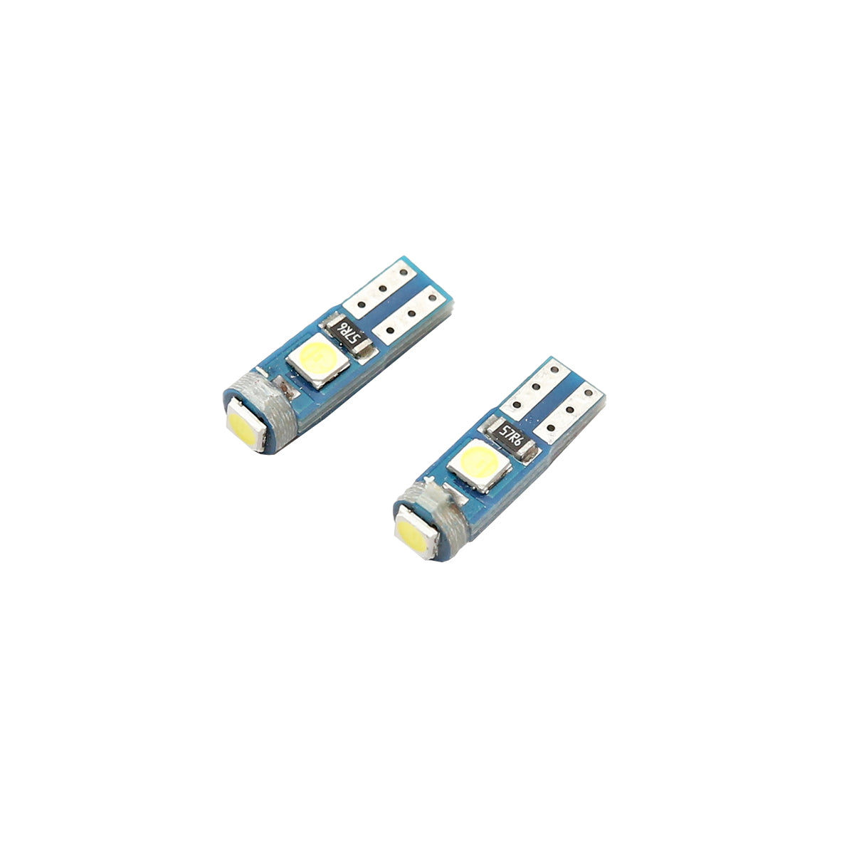 Set of 2 LED SMD bulbs 12V T5 0.03A cold light Breckner Germany